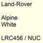 Preview: Land-Rover, Alpine White, LRC456 / NUC.